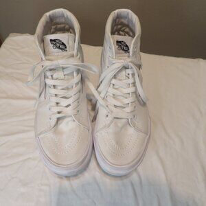 Women's Vans SK8-HI White Stacked Sneakers